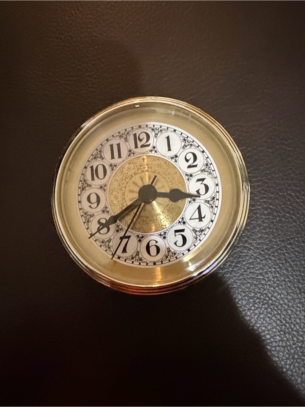 Gold Decorative Wall Clock Insert - Classic Dial